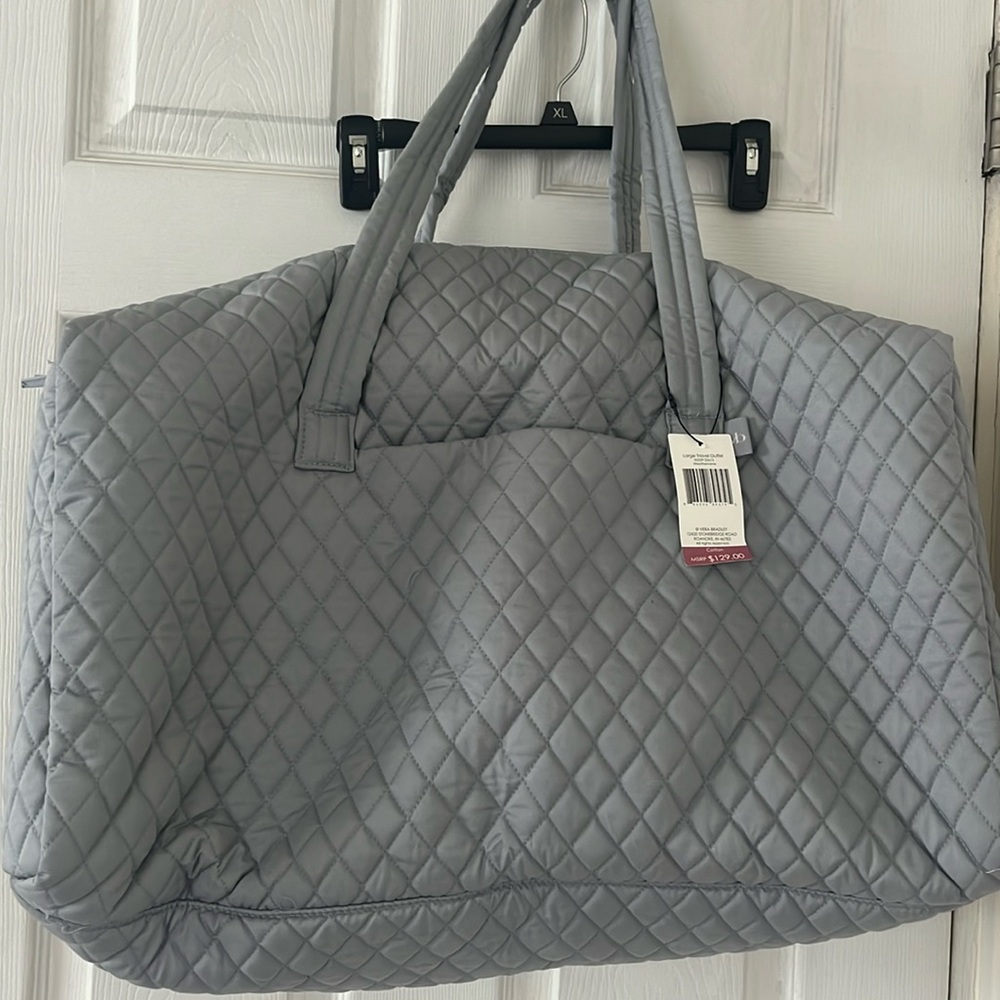 New Vera Bradley large travel duffel bag.